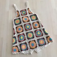 ZARA ベビー クロシェットニット オーバーオール 104cm