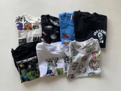男の子 半袖　Tシャツ　まとめ売り 7点　110〜120cm APE トミカ