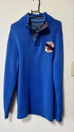 TOMMY HILFIGER 青 ニットセーター XL