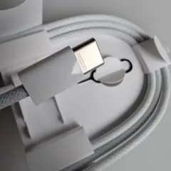 Apple 純正 編み込み式 USB-C充電ケーブル 1m ホワイト SIMピン