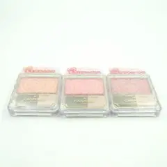 キャンメイク　パウダーチークスA　P01　&　P03　&　P40thx