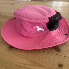 ピンク ビーチハット メッシュサイド付き feeling of decks