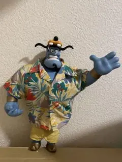 【希少品】　ディズニー　アラジンジーニー アロハシャツ フィギュア マテル社のサムネイル