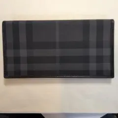 BURBERRY 長財布 コンチネンタルウォレットチャコールチェックのサムネイル