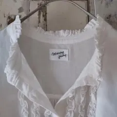 メリージェニーmerryjenny　フリル　ブラウス　レーヨン　フリーサイズ