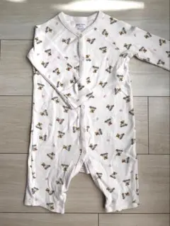 ラルフローレン 動物柄 長袖ロンパース ピンク