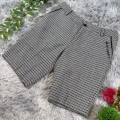 ✨M-U SPORTS✨サイズ38(M)千鳥格子柄 ショートパンツ ハーフパンツ