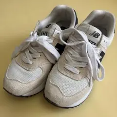 New Balance 574 スニーカー ベージュ/ホワイト/ブラック