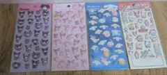 品薄 サンリオ キャラクターズ ぷくっとシール 4枚セット