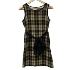 美品■EmiriaWizSサイズチェック柄ノースリーブワンピース　エミリアウィズのサムネイル