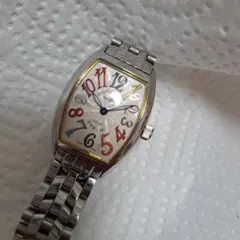 d*3様 カラフル文字盤 シルバー時計