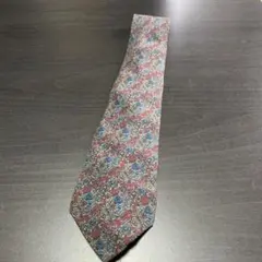 T19 Valentino 総柄シルクネクタイ イタリア製 古着