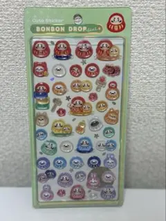 【正規品】ボンボンドロップシール　和柄　だるま