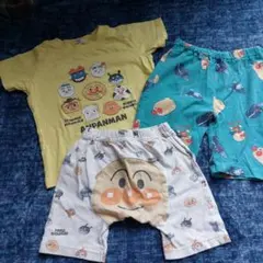 アンパンマン Tシャツ95cmとショートパンツ90cmセット