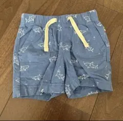 gap baby ハーフパンツ　半ズボン　90センチ　サメ　青　ブルー