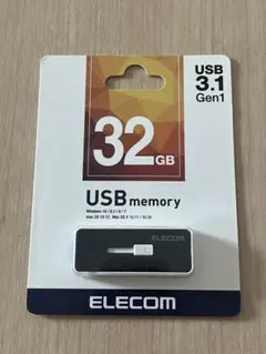 【新品】ELECOM USBメモリ 32GB