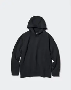 UNIQLO ユニクロ ストレッチドライスウェットプルパーカ　（長袖）　ブラック