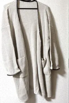 アイボリー ロングカーディガン an969
