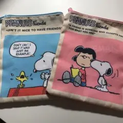 ★PEANUTS Friends ★スヌーピー★ポーチ 2個★