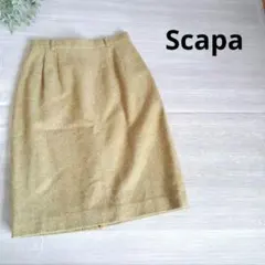 スキャパ♡Scapa 　スカート　上品　スリット　ポケット　毛100のサムネイル