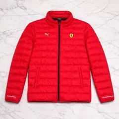 Puma Ferrari レッド中綿ジャンパーUS XL