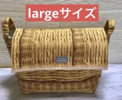 蓋付き布バスケット(largeサイズ)①
