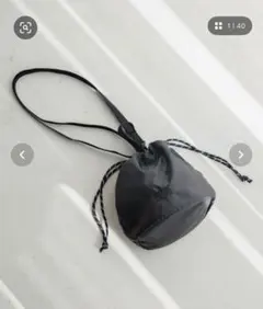 LOWRYS FARM 巾着ショルダーバッグ