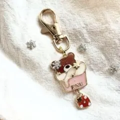 クマ　キーホルダー　キーチャーム　レジン　イニシャル　お名前