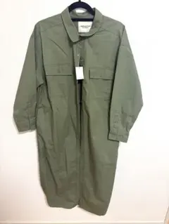 AMERICAN HOLIC 長袖ロングシャツ カーキのサムネイル