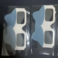 ちいかわパーク　ハチワレ ３Ｄメガネ 2点セット