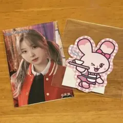 niziu ミイヒ　オフラインくじ　オンラインくじ　ステッカー　ピョンピョン