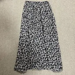 期間限定値下げ　アーバンリサーチ　カッセンレオパードスカート　モカ