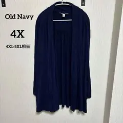 Old Navy 【4X】レディース　長袖 カーディガン ネイビーのサムネイル
