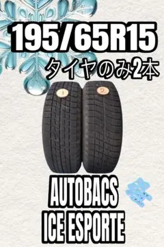 条件付送料無料 ★ 195/65R15 ICE ESPORTE ★タイヤのみ2本のサムネイル
