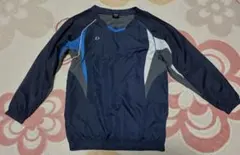 IGNIO 紺色　長袖ピステ ウィンドブレーカー　140