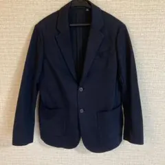 ユニクロ　キッズスーツセット　スーツ上下　シャツ　サイズ160 ネイビー