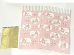 マイメロディー紙袋2枚シール付き