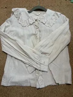 ehkasopo フリル襟ブラウス