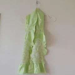 帯揚げ　緑系　和装小物