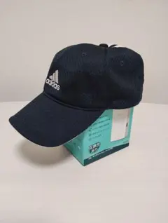 adidas キッズ キャップ ネイビー