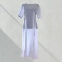 UNIQLO×Hana Tajima　Ｍ　コットンボリュームスリーブワンピース