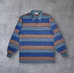 00's vintage ポロシャツ アーカイブ グランジ y2k 長袖 M