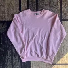 90s usa製 Lee スウェット トレーナー ピンク 無地 ドローコード