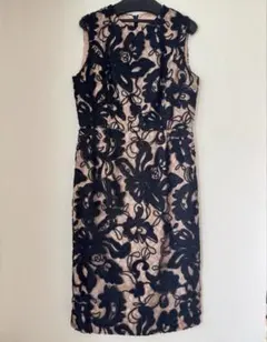 GRACE CONTINENTAL★フラワー刺繍レースドレス 36