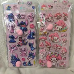 おしりぷにぷにシール　マシュマロシール　2枚セット