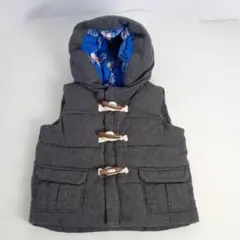 Baby GAP  ベビーギャップ ダウンベスト パーカー グレー 80㎝