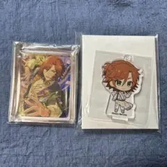 あんスタ×アニカフェコラボ　CoLotta &アクスタキーホルダー　三毛縞斑