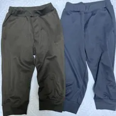 UNIQLO ユニクロ　KIDS ドライEXクロップドパンツ　140 2枚セットのサムネイル