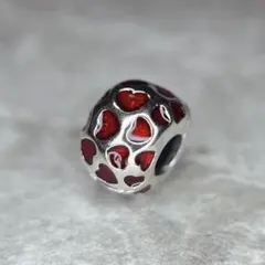 【Pandora】レッドハート チャーム