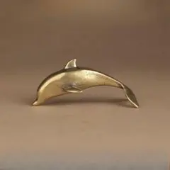 オブジェ いるか 真鍮 幸運 ゴールド アンティーク 金運 厄除け 風水 幸福